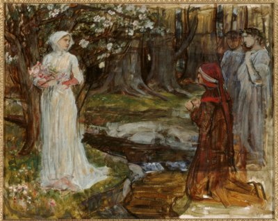 Dante e Matilde da John William Waterhouse