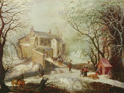 Paesaggio invernale da Joos or Josse de Momper