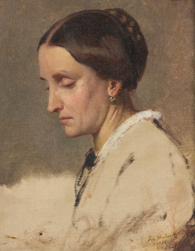 Ritratto di donna da Josef Danhauser