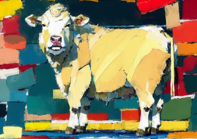 Animali: manzo Charolais 1 da Josef Johann Michel