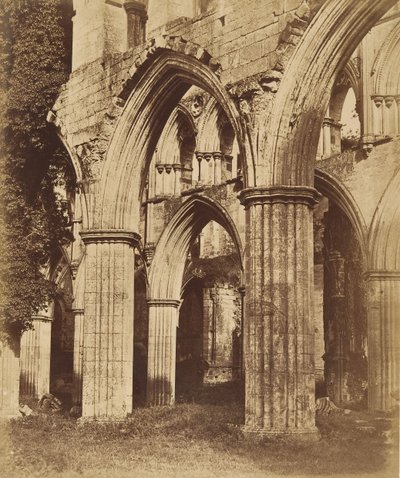 Abbazia di Rievaulx. Guardando Attraverso il Coro da Joseph Cundall