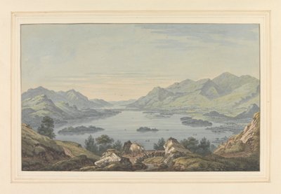 Valle di Keswick e Derwent Water da Joseph Farington