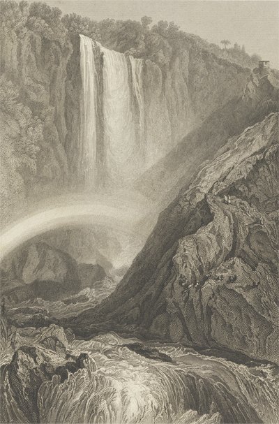 Cascata di Terni, c.1820 da Joseph Mallord William Turner