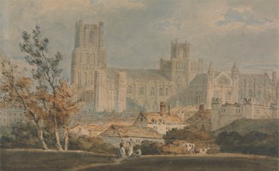 Vista della cattedrale di Ely da Joseph Mallord William Turner