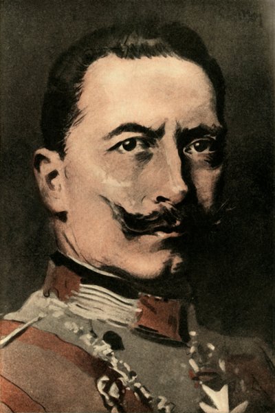 Guglielmo II, imperatore tedesco, 1910 da Joseph Simpson