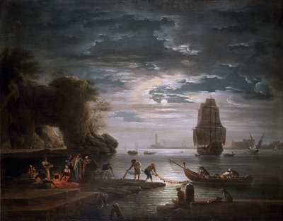 Scena costiera (La notte) da Claude Joseph Vernet