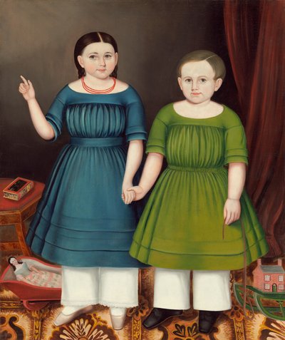 Mary e Francis Wilcox, 1845 da Joseph Whiting Stock