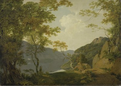 Scena del lago da Joseph Wright of Derby