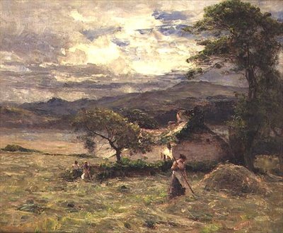 Campo di fieno vicino a Llandudno da Joshua Anderson Hague