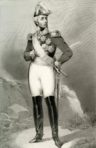 Luigi Aloysius, Principe di Hohenlohe-Waldenburg-Bartenstein, 1804, 1839 da Joubert