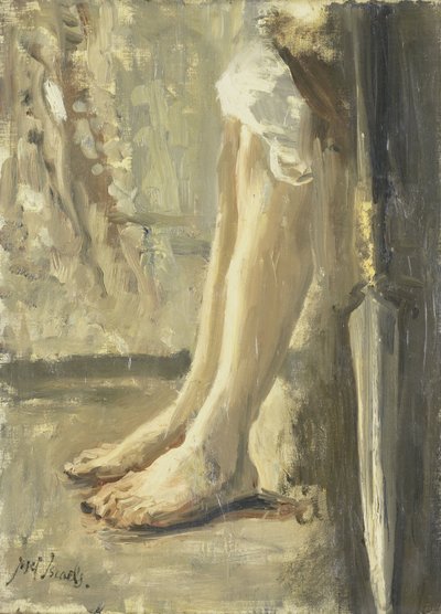 Le gambe di Davide da Jozef Israëls (signed by artist)