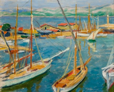 Porto a Saint-Tropez da Jozef Pankiewicz