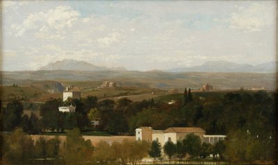 Vista vicino a Roma da Jules Emile Saintin