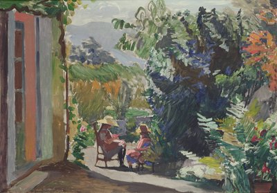 Il giardino illuminato dal sole da Jules Flandrin