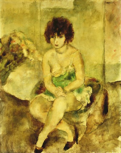 Ritratto di Lucy Krohg, c.1925 da Jules Pascin