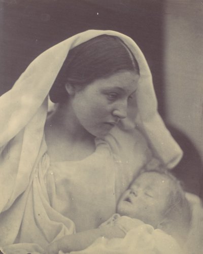 La Madonna Riposata, 1864 da Julia Margaret Cameron