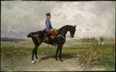 Franz Joseph, ritratto equestre / Blaas da Julius von Blaas