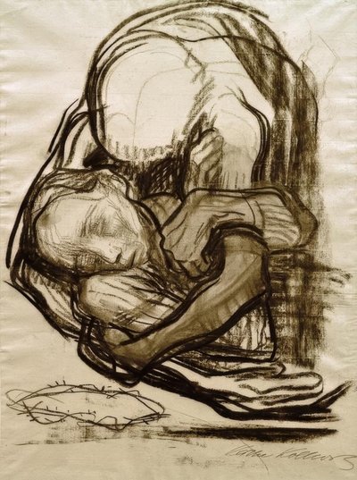 La morte prende una donna da Käthe Kollwitz