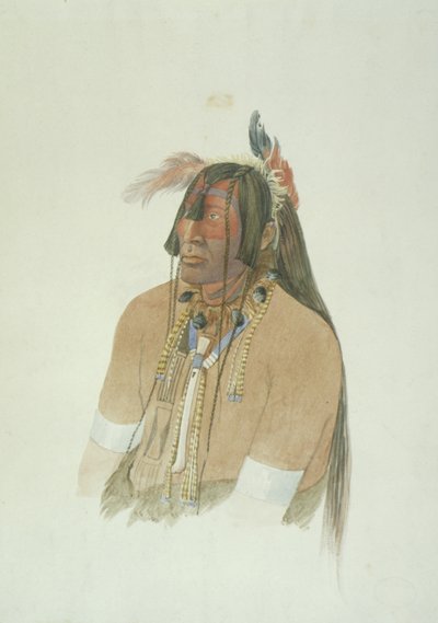 Uomo non identificato da Karl Bodmer