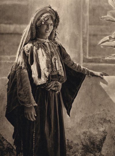 Ragazza di Ramallah (foto in bianco e nero) da Karl Grober