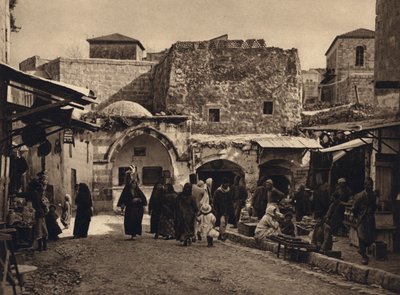 Gerusalemme, scena di strada da Karl Grober