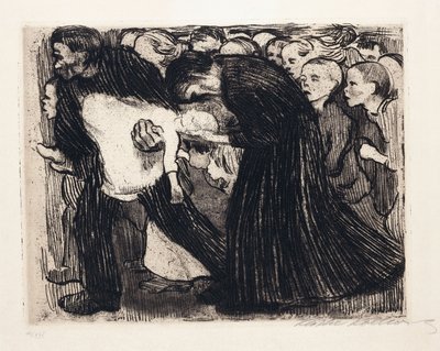 Investito, 1910 da Käthe Kollwitz