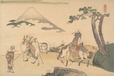 La cima del Monte Fuji, ca. 1800 da Katsushika Hokusai