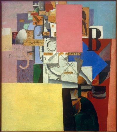 Signora alla colonna pubblicitaria da Kazimir Severinovich Malevich