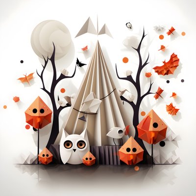 Biglietto di auguri per Halloween da Kurt Heppke