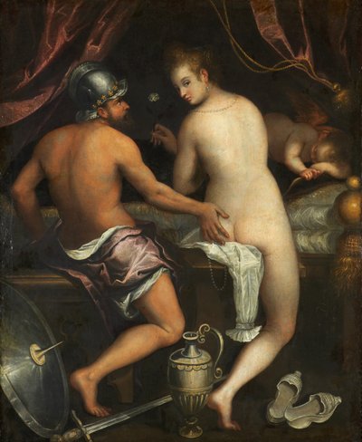 Marte e Venere, ca. 1595 da Lavinia Fontana