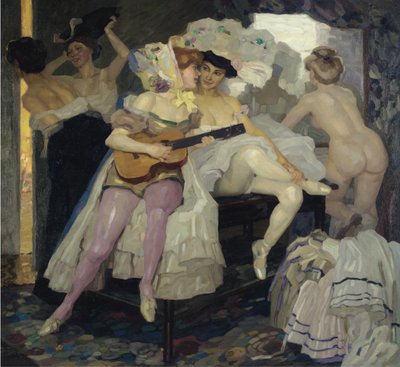 Dietro le quinte, 1905 da Leo Putz