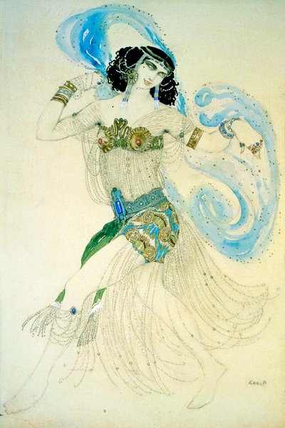 Danza dei sette veli, 1908 da Leon Bakst