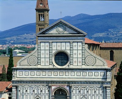 Veduta di Santa Maria Novella, c.1450-70 da Leon Battista Alberti