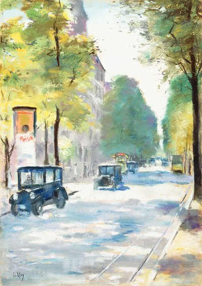 Scena di strada da Lesser Ury