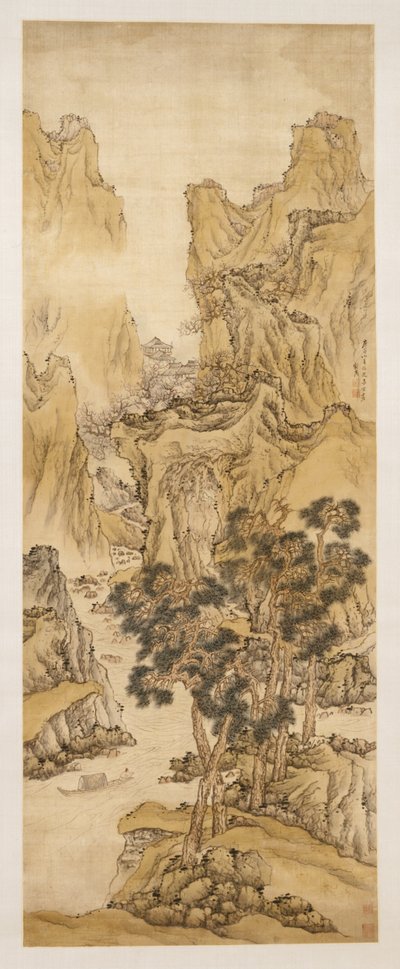 La primavera del pesco, 1650 da Liu Du