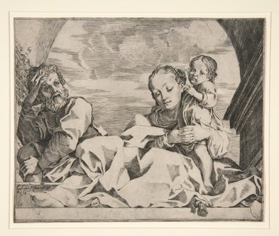 La Sacra Famiglia da Lodovico Carracci