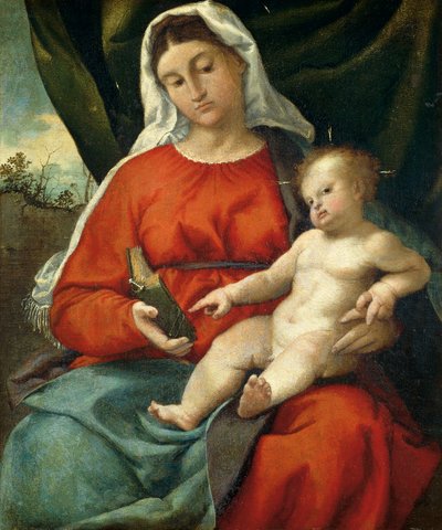 Madonna col Bambino da Lorenzo Lotto