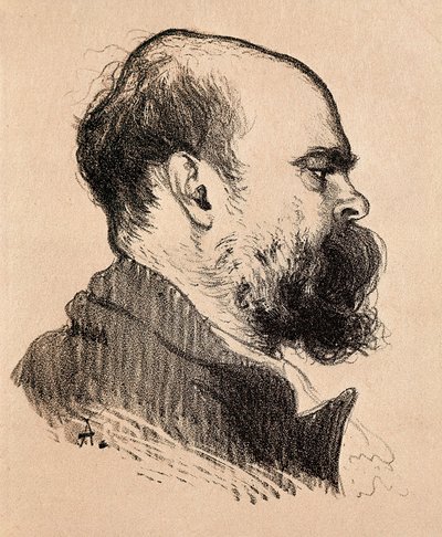 Ritratto di Paul Verlaine da Louis Anquetin