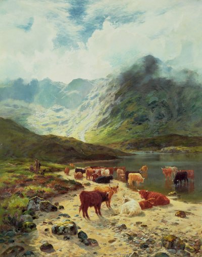 Ross-shire Loch, 1888 da Louis Bosworth Hurt