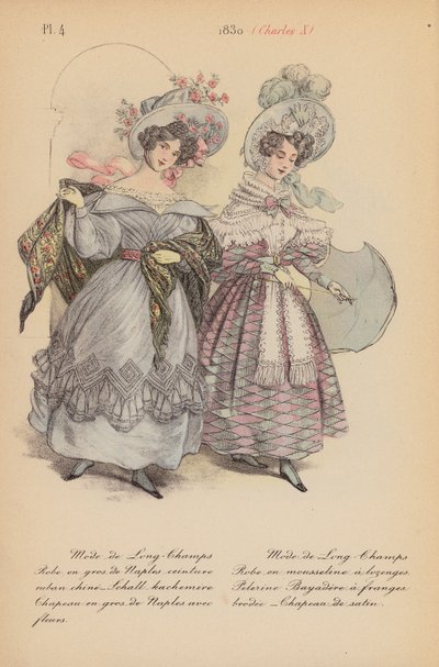 Moda francese: 1830, Carlo X da Louis Colas