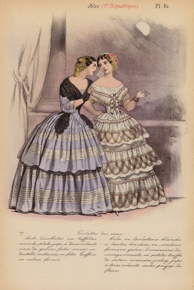 Moda francese: 1852, 2a Repubblica da Louis Colas