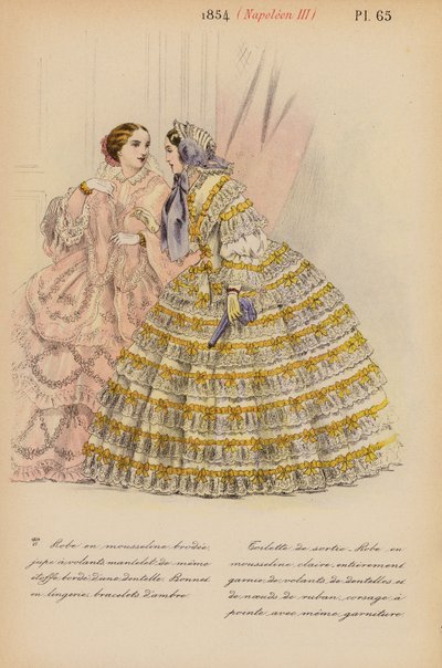 Moda francese: 1854, Napoleone III da Louis Colas