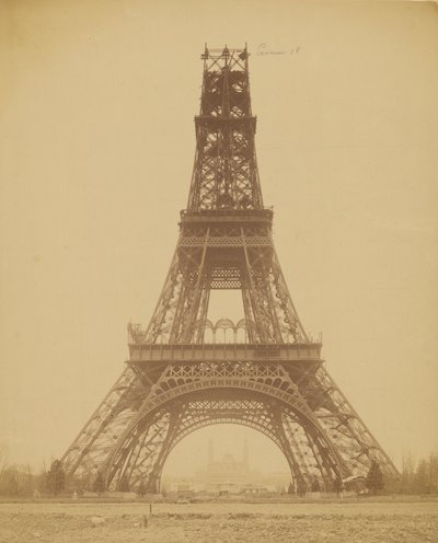 Costruzione della Torre Eiffel da Louis Emile Durandelle