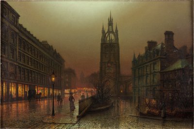 Via San Nicola, Newcastle upon Tyne, 1902 da Louis Grimshaw