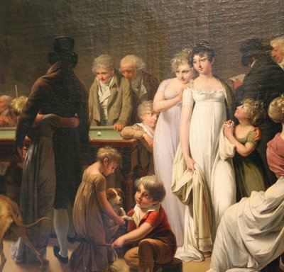 Gioco del biliardo, 1807 da Louis Leopold Boilly