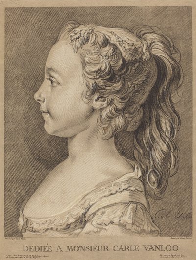 Marie-Rosalie Vanloo da Louis Marin Bonnet