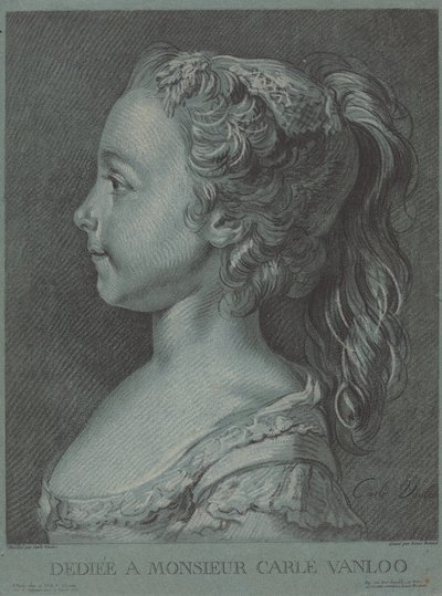 Marie-Rosalie Vanloo da Louis Marin Bonnet