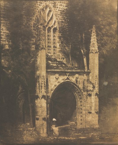 Fontana di Notre-Dame a Saint-Brieuc, Bretagna da Louis Rémy Robert