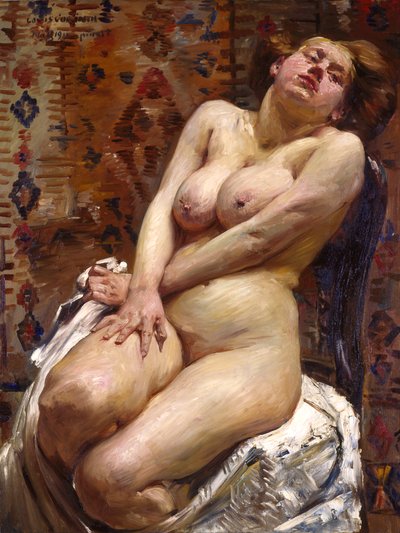 Nana, nudo femminile da Lovis Corinth