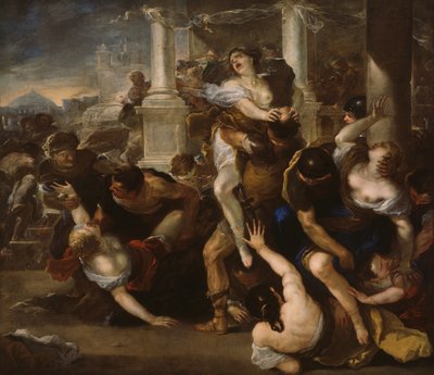 Il ratto delle Sabine da Luca Giordano